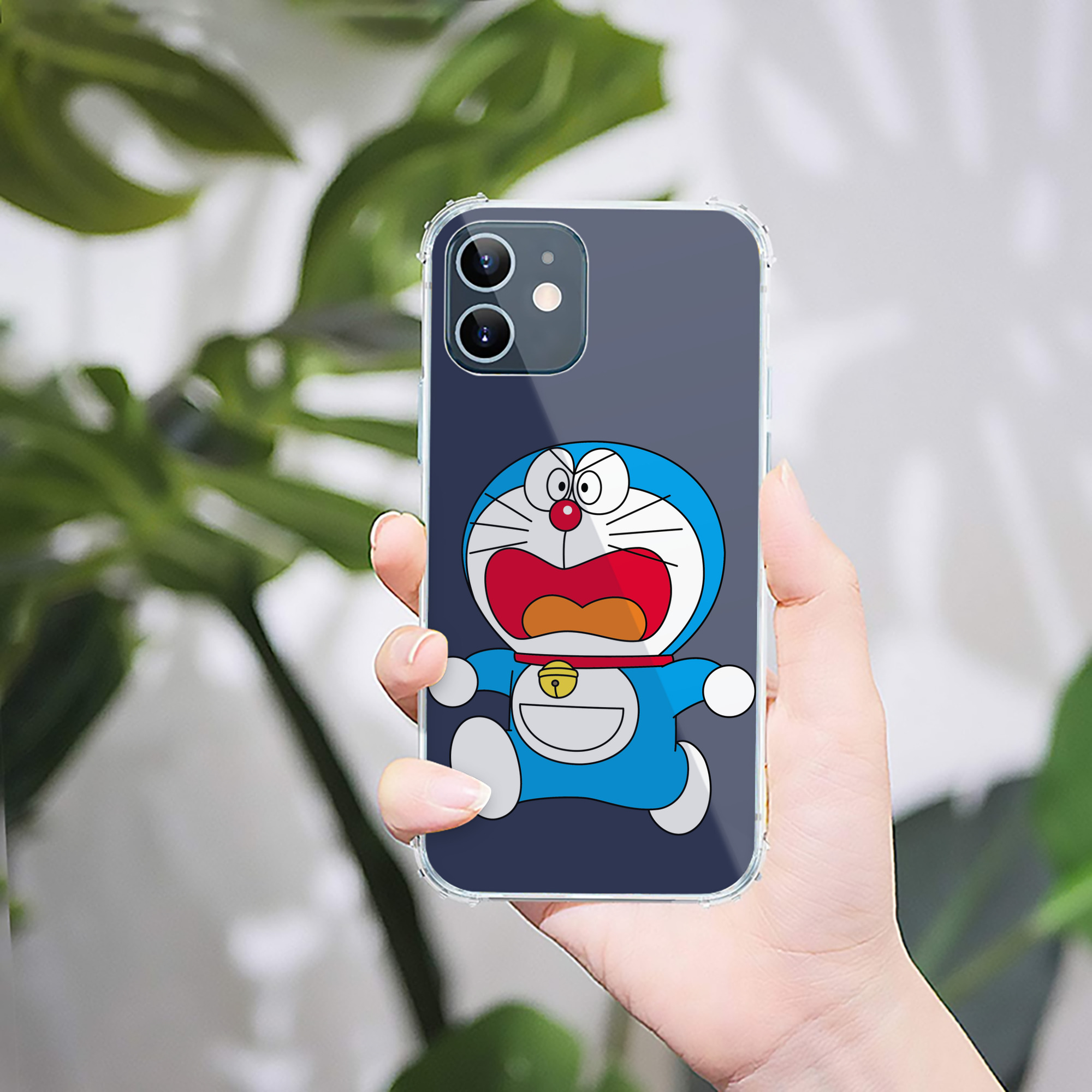 （画像用） ドラえもん Doraemon 【iPhone 12シリーズ対応】透明スマホケース（クリアソフトケース）